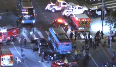 Bus, 2 vehicles involved in crash near LAX – NBC Los Angeles