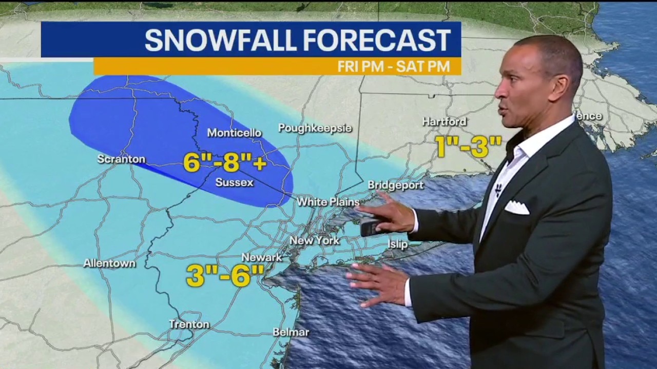 Christmas weekend forecast: How much snow will NY get?