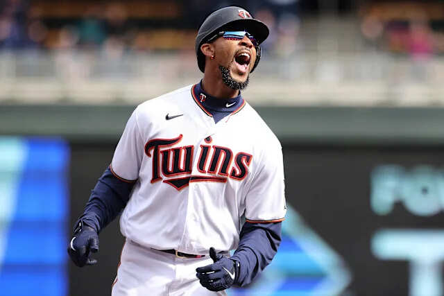 Byron Buxton of the Minnesota Twins (Image via Getty) Byron Buxton of the Minnesota Twins