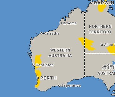 BoM has issued a heatwave warning for the South West of WA until Tuesday.