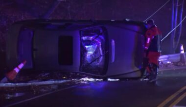 First responders lift car out of creek in Philly on Sunday night – NBC10 Philadelphia