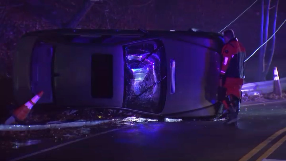 First responders lift car out of creek in Philly on Sunday night – NBC10 Philadelphia