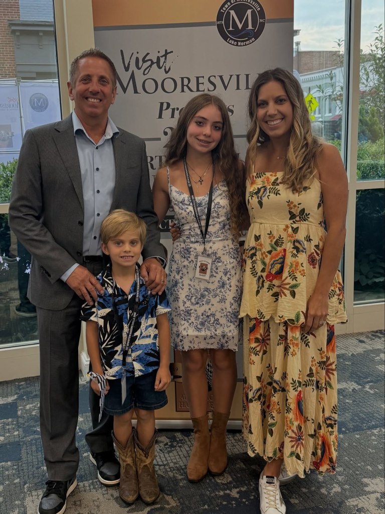 The Biffle family was flying on a trip to Florida.