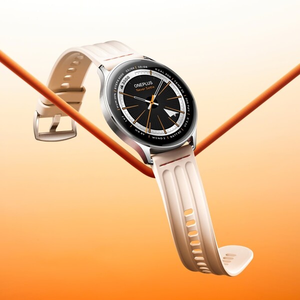 The OnePlus Watch Lite will have a stainless steel case. (Image source: OnePlus)