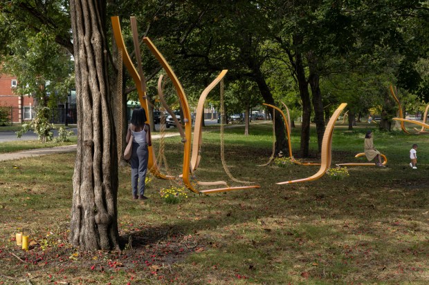 A rendering of the proposed installation, "Sweet Harbor." (Nina Cooke John)