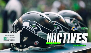 Seahawks vs. Rams Week 16 Inactives