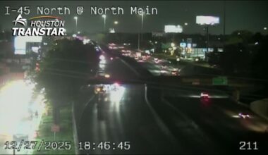 I-45 southbound at Cottage Street reopens after person hit and killed