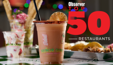 Observer top 50 restaurants