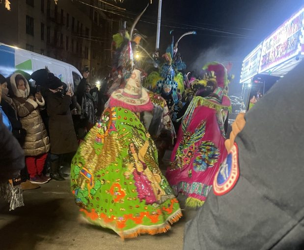 Dec. 11 before the Feast of the Virgin of Guadalupe among Mexican Catholics in the Bronx. (Eileen Markey)