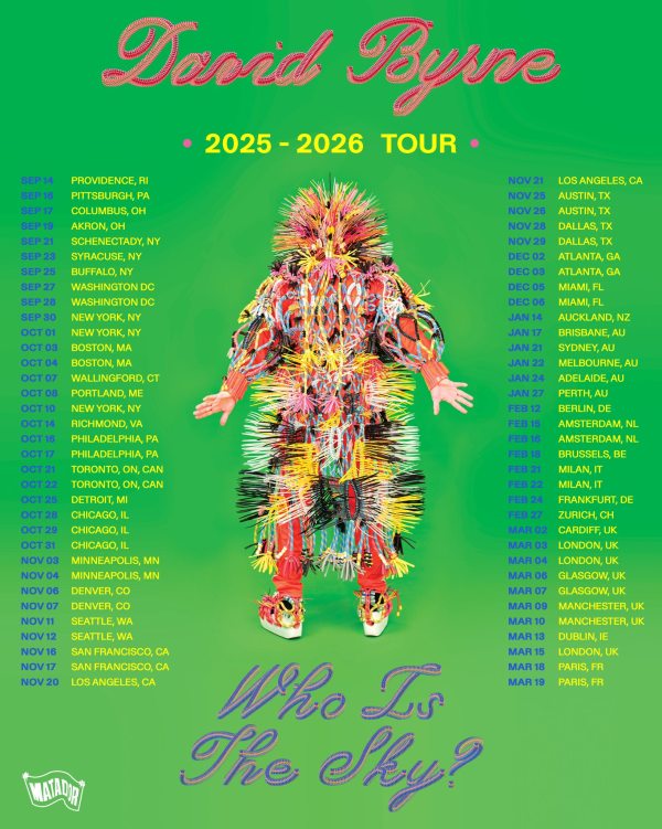 david byrne, david byrne tour, david byrne who is the sky tour, david byrne who is the sky, david byrne radio city, david byrne tickets, david byrne pre-sale, david byrne tour, david byrne 2025 tour, david byrne 2026 tour