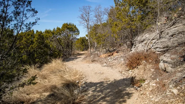 Trail in Palo Pinto Mountains State Park