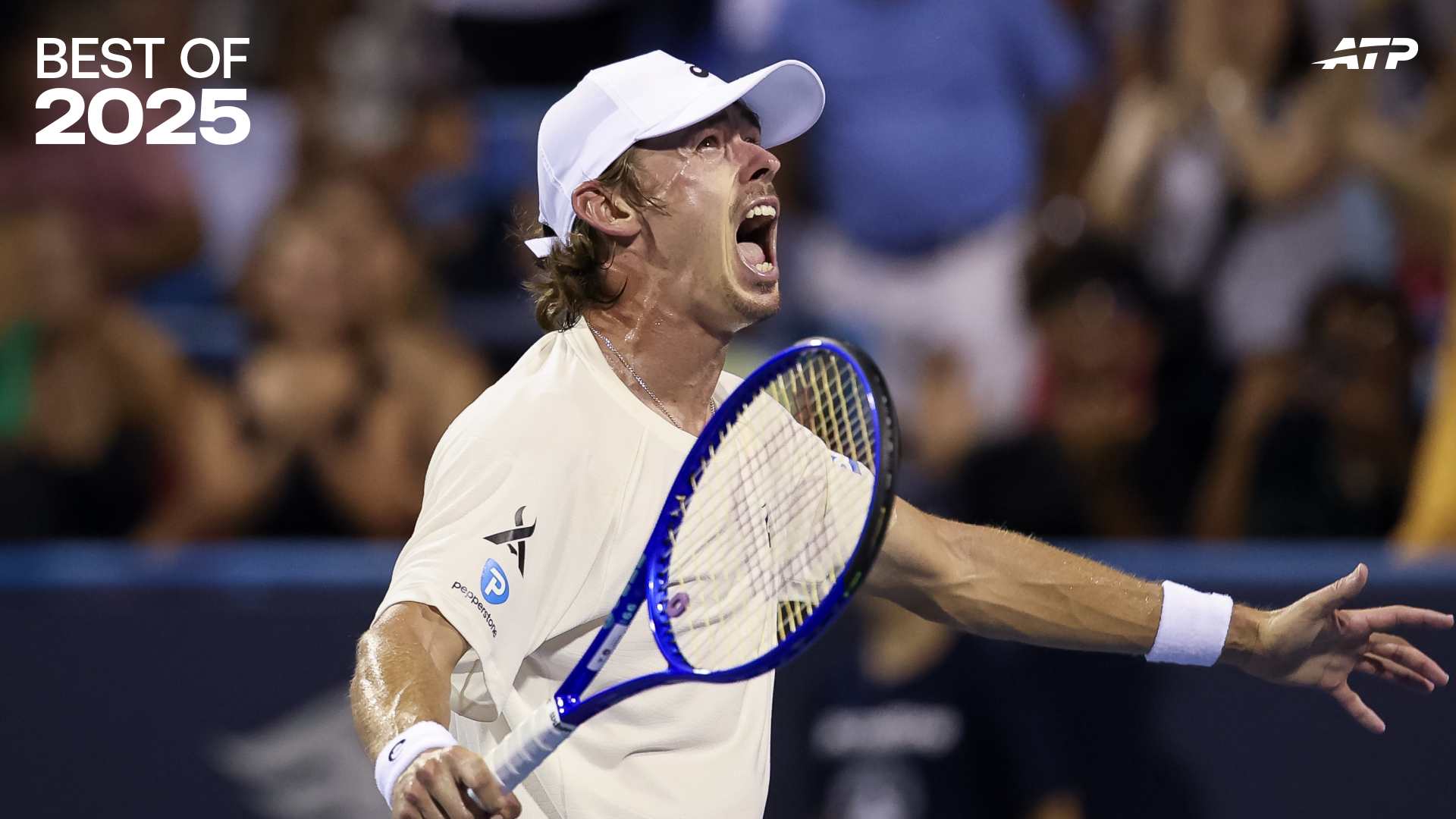 Alex de Minaur saves three championship points to defeat Alejandro Davidovich Fokina in the Washington final. 