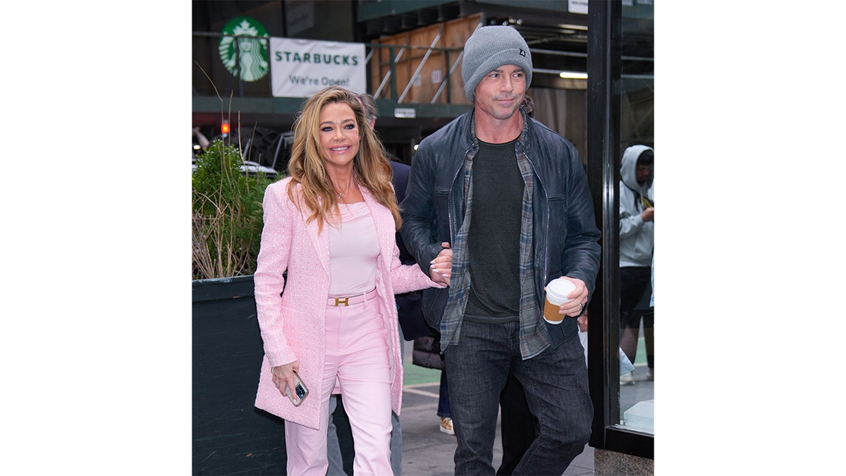 Denise Richards and Aaron Phypers spotted in the city