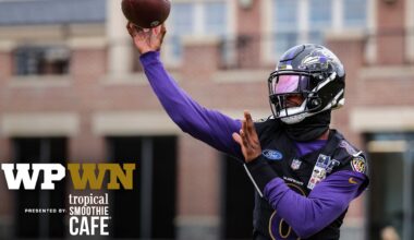 Lamar Jackson Sidelined for Second Straight Day With Back Contusion