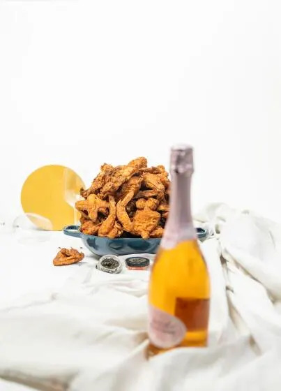 EL SEGUNDO, CA - NOVEMBER 11: Favorite grocery store fried chicken photographed at Los Angeles Times on Tuesday, Nov. 11, 2025 in El Segundo, CA. (Myung J. Chun / Los Angeles Times)