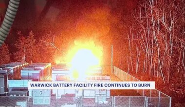 Water blamed for latest fire at Warwick battery storage facility as concerns linger
