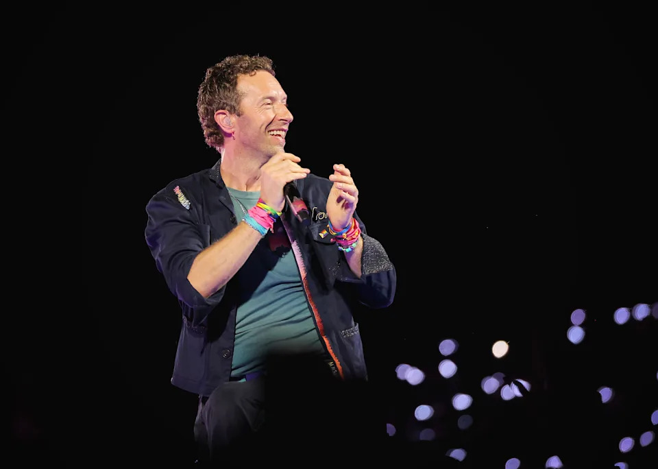 Chris Martin of Coldplay. (Tibrina Hobson/Getty Images)