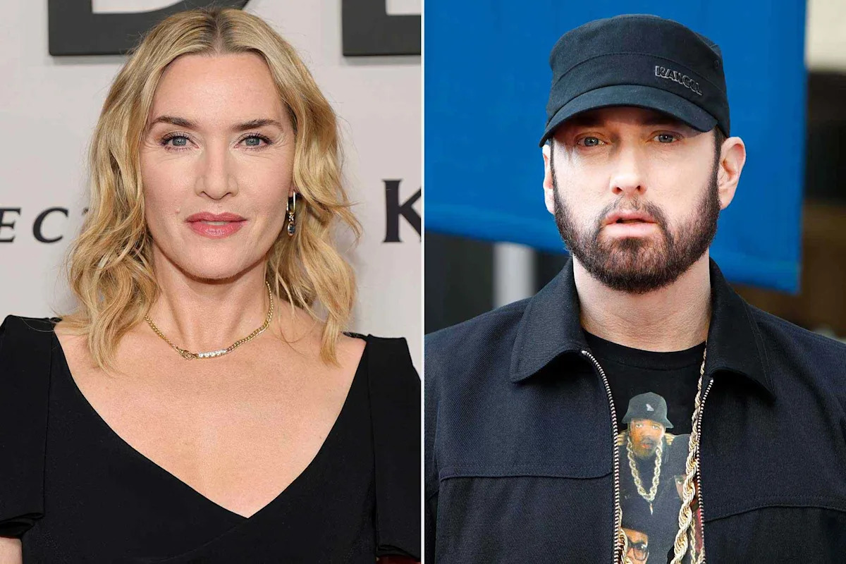 Kate Winslet says Eminem asked her to 'shave his bottom' when they appeared on “SNL” together
