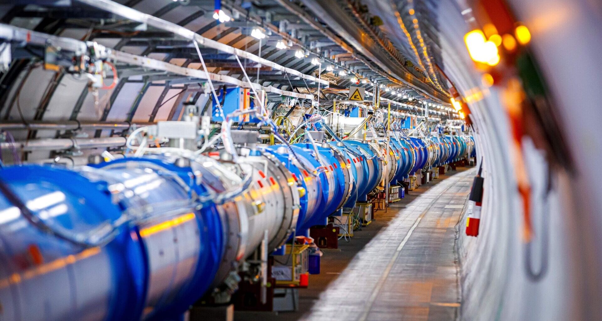 Hadron Collider at CERN, in Switzerland, in February 2020.