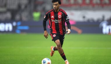 Nathaniel Brown of Eintracht Frankfurt