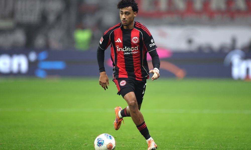 Nathaniel Brown of Eintracht Frankfurt