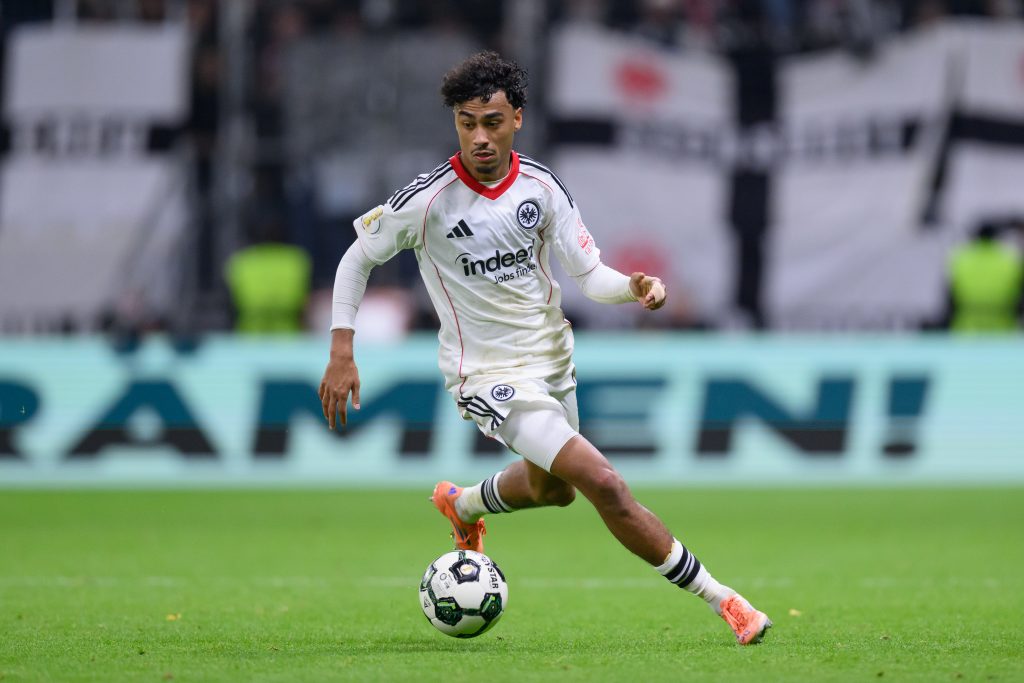 Nathaniel Brown of Eintracht Frankfurt