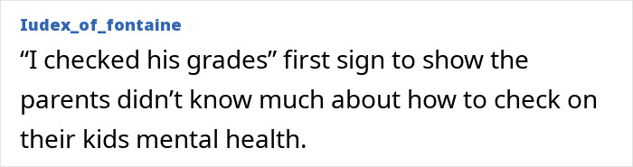 Screenshot of a forum post discussing parents’ lack of knowledge in checking kids’ mental health after ChatGPT incident.