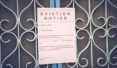 an eviction notice
