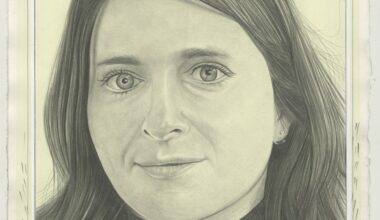 Portrait of Alex Strada, pencil on paper by Phong H. Bui.