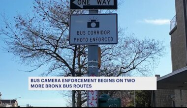 Automated camera enforcement fines start for 2 more Bronx bus routes