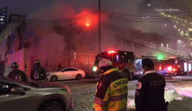Fire breaks out at Fulton Market Kitchen building in Chicago's West Loop