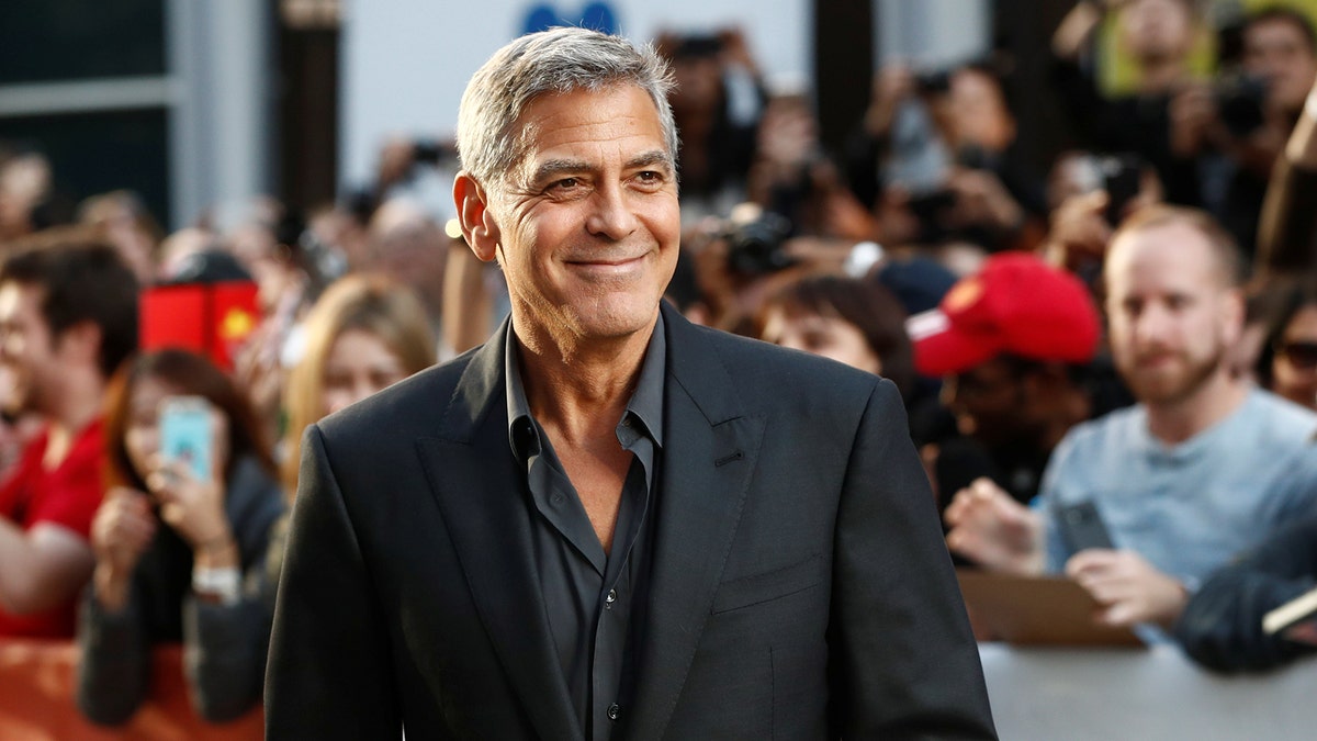 Actor George Clooney arrives on the red carpet for the film "Suburbicon" at the Toronto International Film Festival (TIFF), in Toronto, Canada, September 9, 2017. REUTERS/Mark Blinch - RC1160A422A0