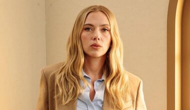 TORONTO, ONTARIO - SEPTEMBER 07: Scarlett Johansson of "Eleanor the Great" poses in the Getty Images Portrait Studio Presented by IMDb and IMDbPro during the Toronto International Film Festival at InterContinental Toronto Centre on September 07, 2025 in Toronto, Ontario.  (Photo by Gareth Cattermole/Getty Images for IMDb)