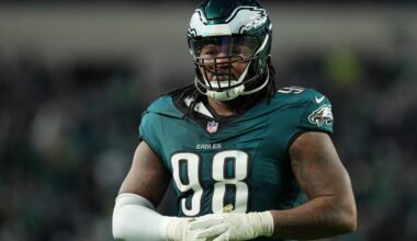 Eagles Injury Report: Jalen Carter on track to return, Lane Johnson misses practice