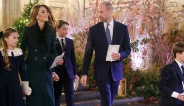 Photos of the Wales Family At Their "Together At Christmas Carol Service"