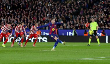 Time for a new penalty taker? Robert Lewandowski makes unwanted history at Barcelona with Atletico miss