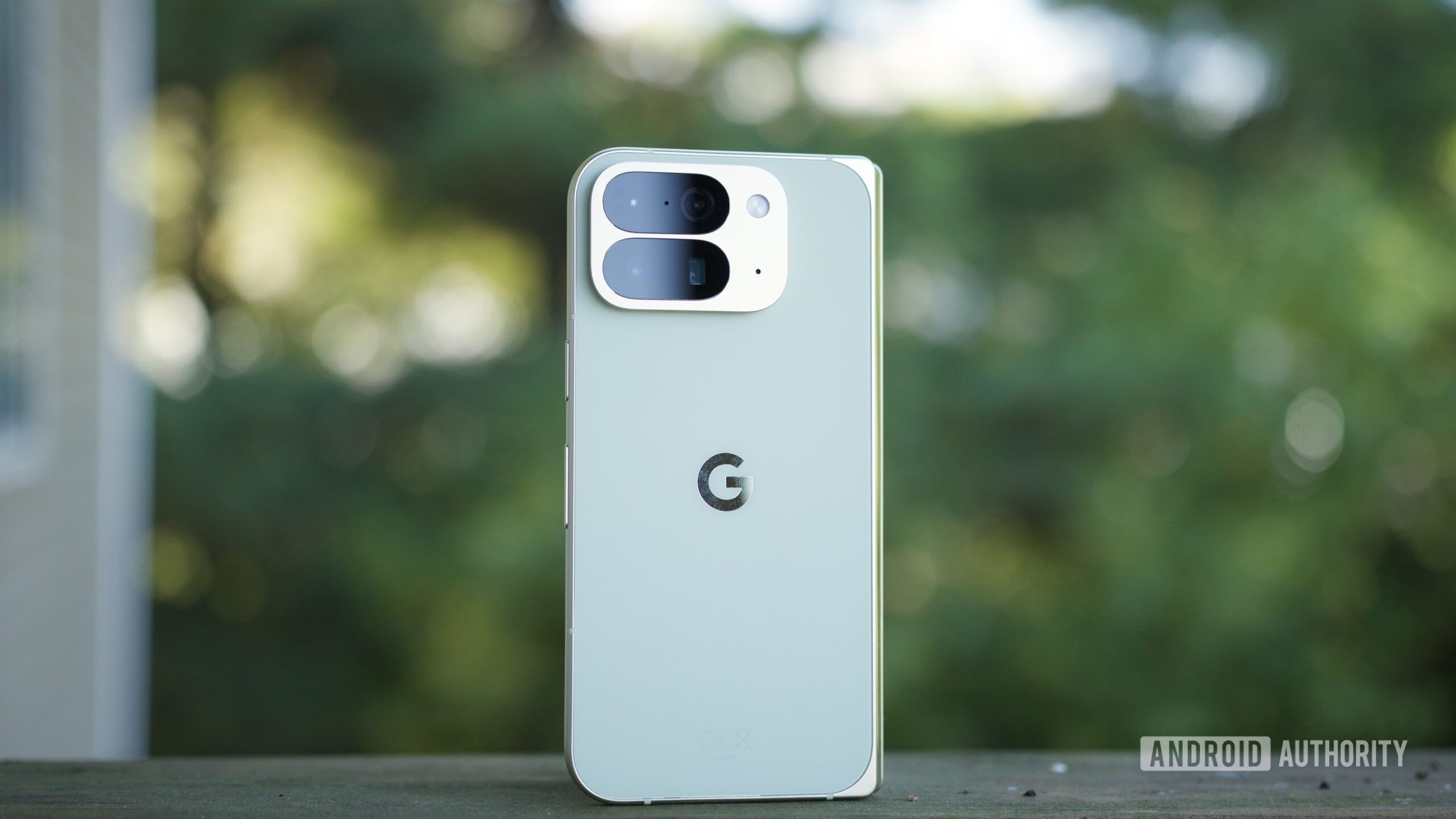 The back of the Google Pixel 10 Pro Fold.