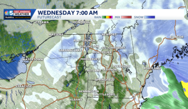 Winter alerts in effect for Vermont, New York as snow continues into early Wednesday