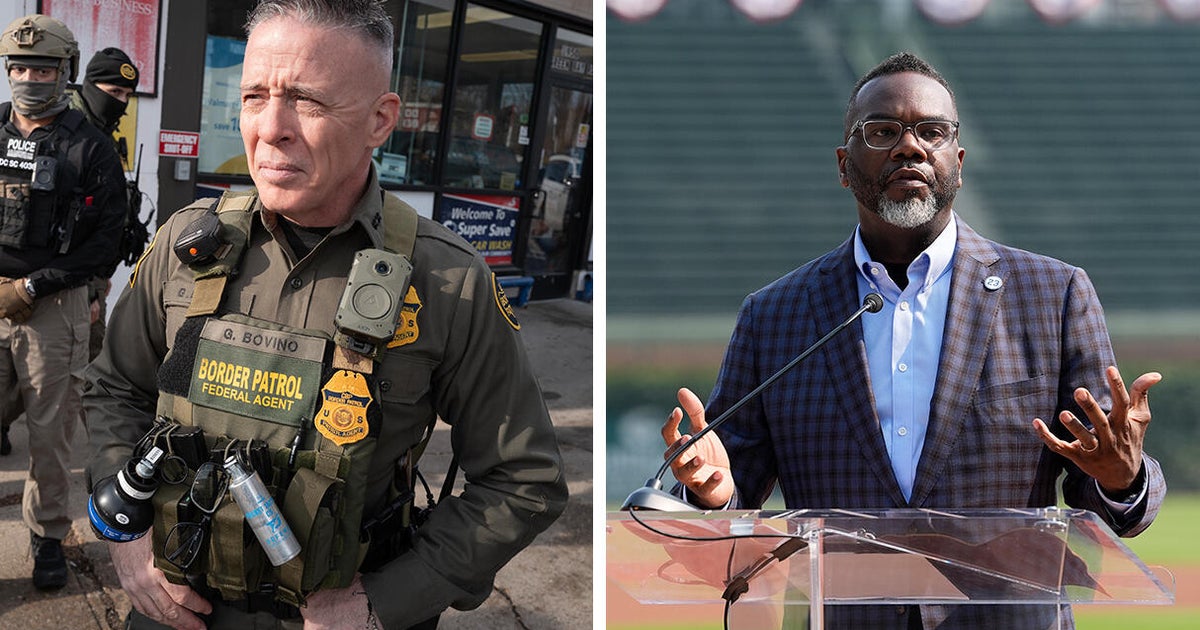 Chicago Mayor Johnson, Border patrol Cmdr. Bovino spar on social media over "ABOLISH ICE" snowplow name