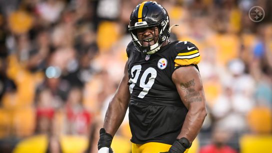 Steelers' rookie Derrick Harmon during the 2025 NFL Preseason.