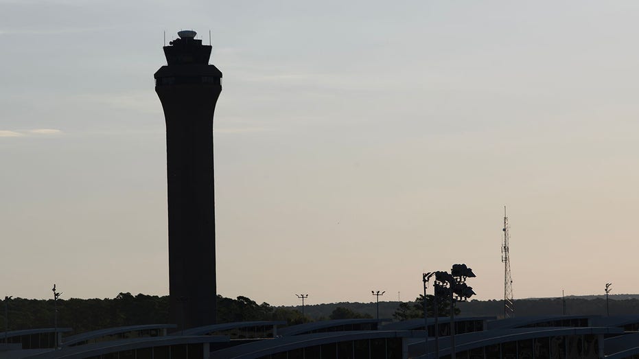 The Federal Aviation Administration (FAA) air traffic control tower at George Bush Intercontinental Airport