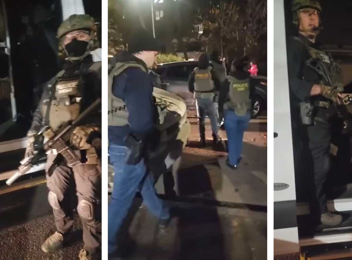Heavily armed federal agents in combat gear descend upon Queens neighborhood in predawn raid that rattled residents