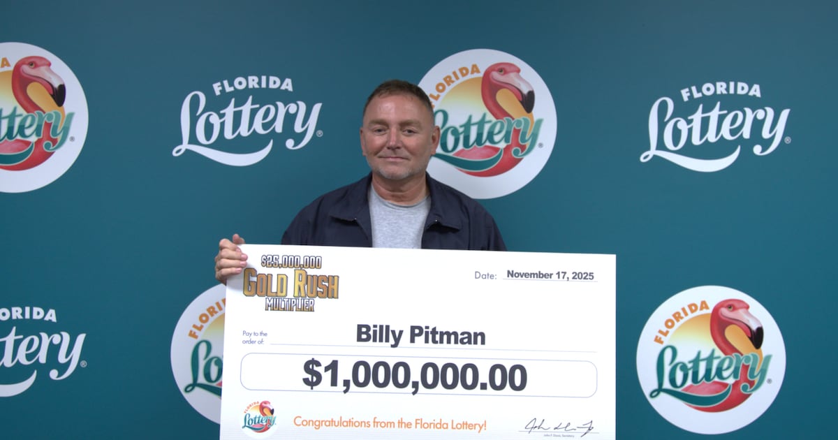 Jacksonville man wins $1M prize on $50 Florida Lottery scratch-off – Action News Jax