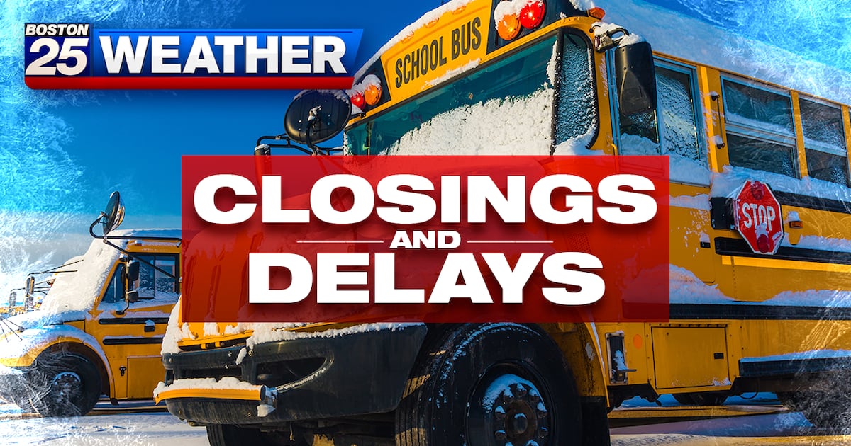 List of school closings, early dismissals Tuesday, December 2 as winter storm hits the state – Boston 25 News