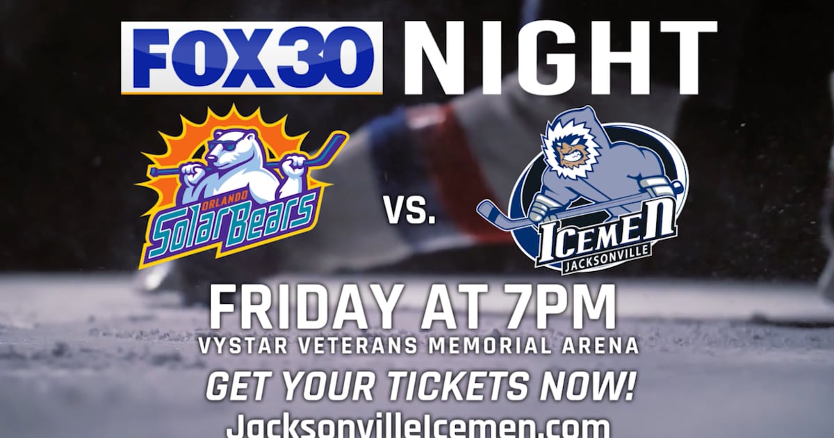 Friday is FOX30 Night as the Jacksonville Icemen take on the Orlando Solar Bears – Action News Jax