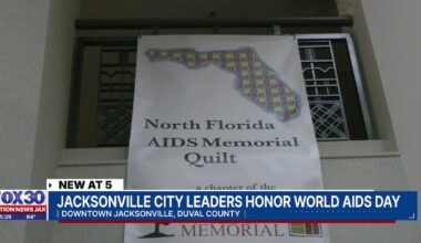Jacksonville City Hall commemorates World AIDS Day – 104.5 WOKV