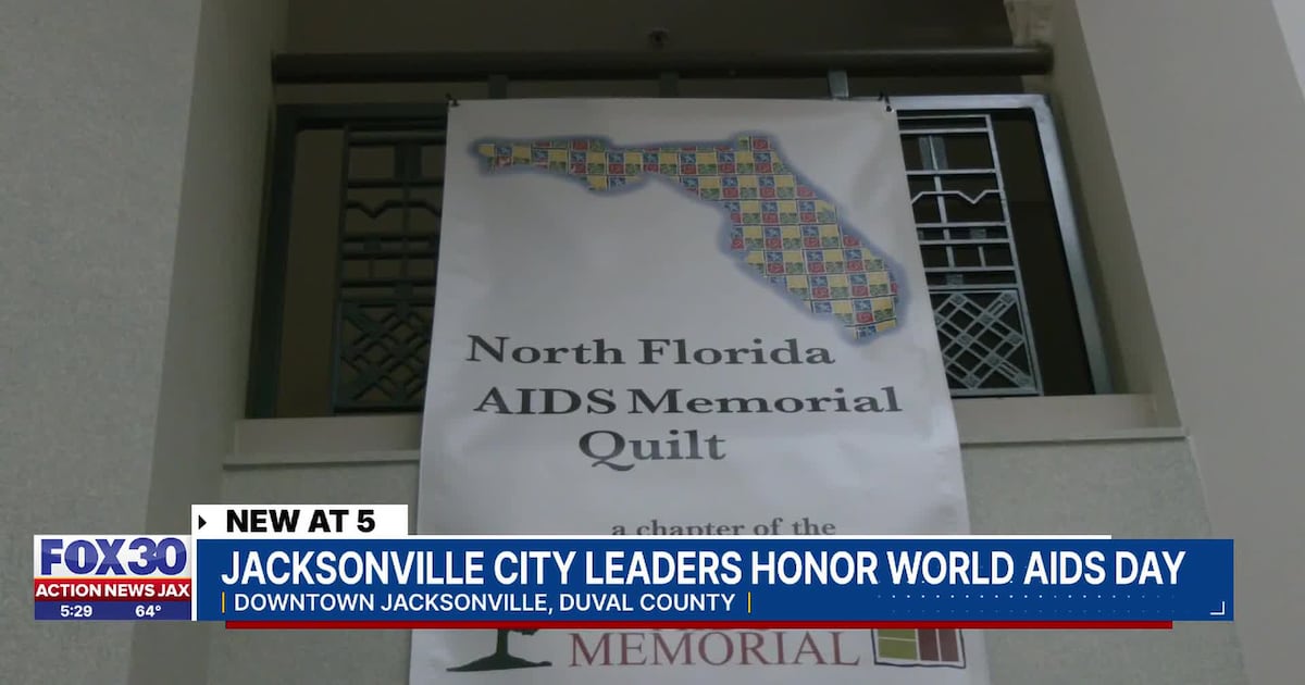 Jacksonville City Hall commemorates World AIDS Day – 104.5 WOKV
