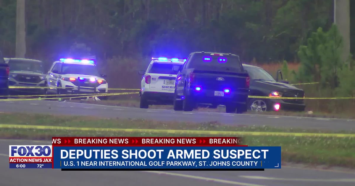 Deputy-involved shooting shuts down U.S. 1 at International Golf Parkway in St. Johns County – Action News Jax