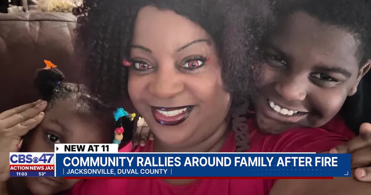 Community raises nearly $11K, 4 days after Jacksonville mother left homeless due to apartment fire – Action News Jax