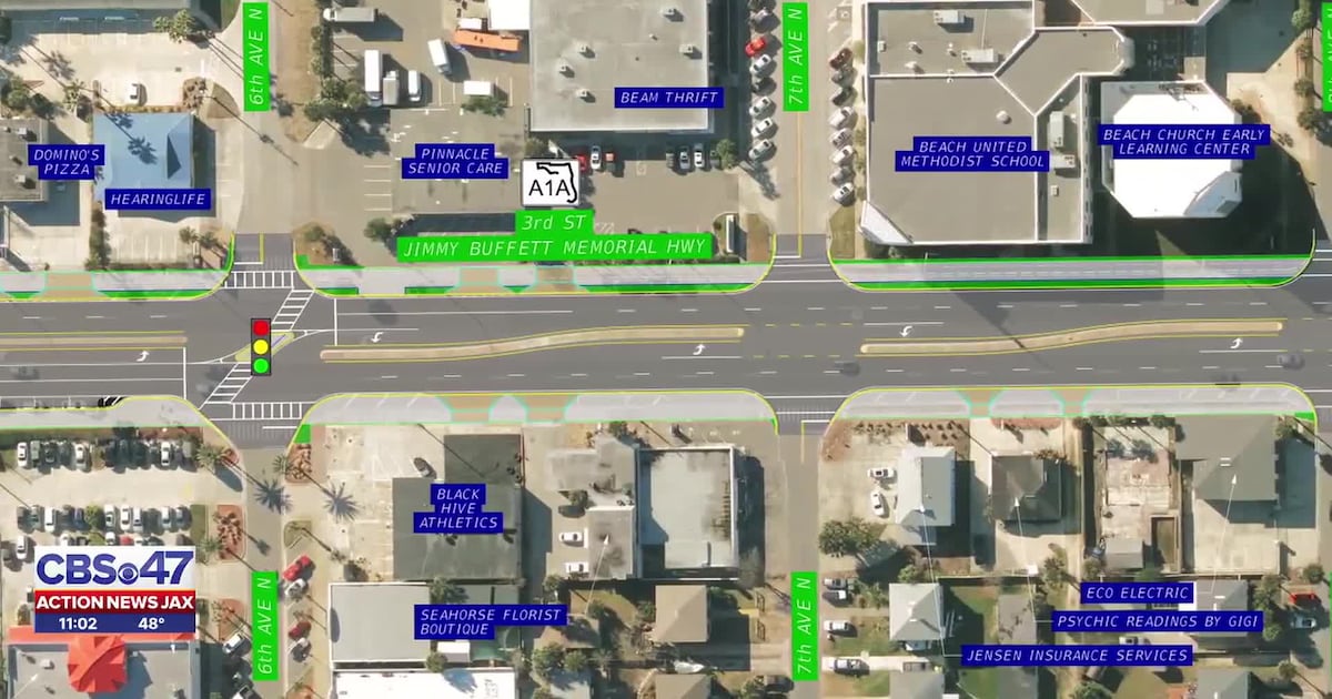 Jacksonville Beach pushing FDOT to move forward on roundabout, other road project – 104.5 WOKV